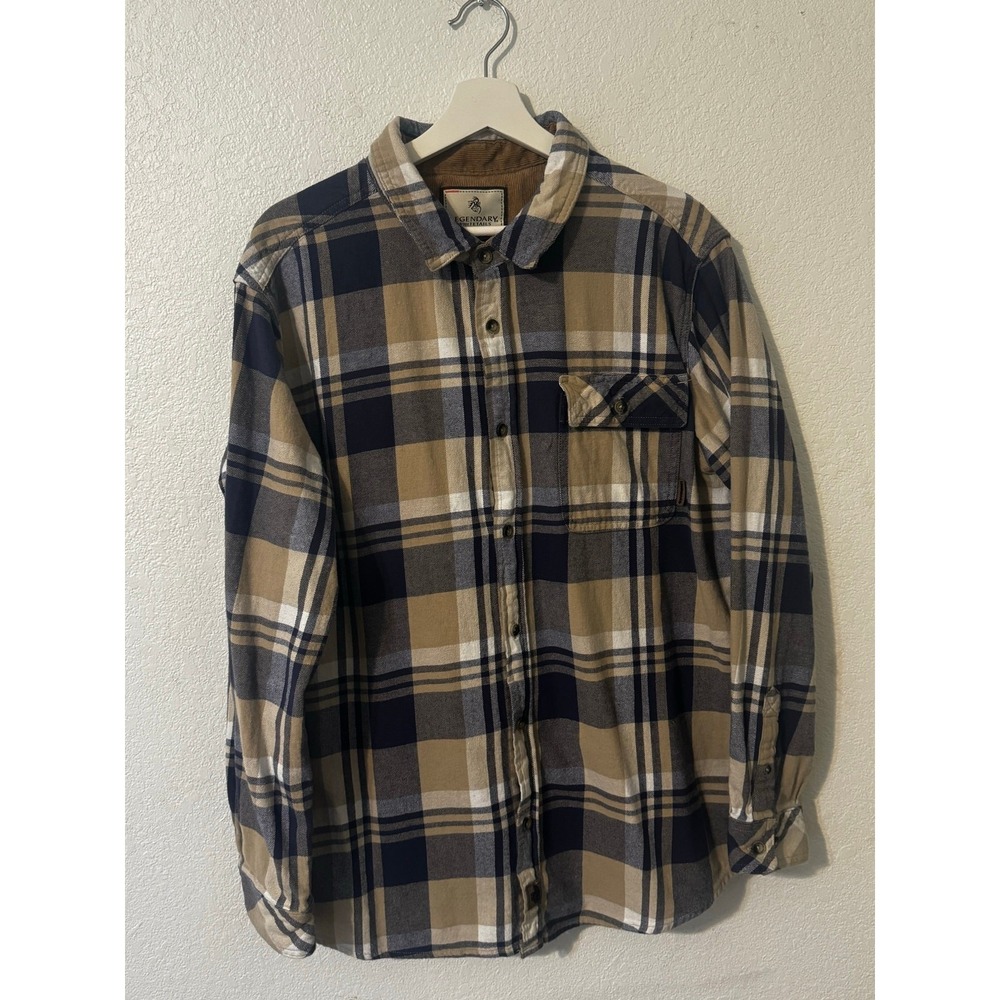 Legendary Whitetails‎ Buck Camp XL Flannel Shirt Plaid Long Sleeve Menswear